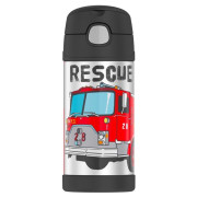 Termo para niños Thermos Funtainer rojo/gris Firefighters