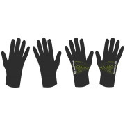 Guantes para niños Progress DT COOLIO GLOVES 26RZ negro/verde Black/Lime