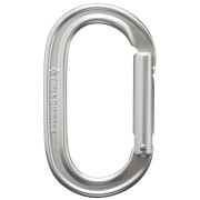 Mosquetón Black Diamond Oval Keylock plata Polished