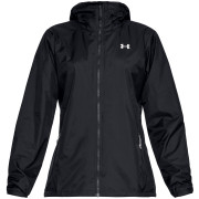 Cortavientos de mujer Under Armour UA Forefront Rain Jacket negro Black / / Ghost Gray