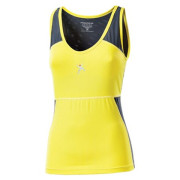 Camiseta sin mangas para mujer Progress Arco amarillo Yellow/Gray