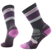 Calcetines de mujer Smartwool W Hike Full Cushion Saturnsphere Crew negro/violeta Charcoal