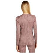 Camiseta funcional de mujer Icebreaker Women Merino 260 Tech Vertex LS Crewe Delta Lines AOP