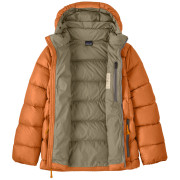 Chaqueta para niños Patagonia K's Hi-Loft Down Sweater Hoody - Marigold