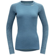 Camiseta funcional de mujer Devold Duo Active Merino 205 Shirt azul claro Moon