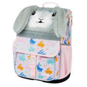 Mochila escolar para educación primaria Baagl Zippy gris/rosa Bunny