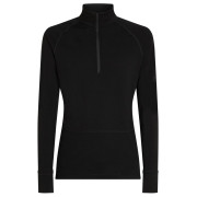 Camiseta funcional de hombre Icebreaker Men Mer 200 ZoneKnit LS Half Zip negro Black