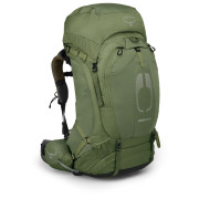 Mochila de senderismo Osprey Atmos Ag 65 verde mythical green