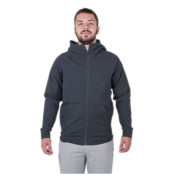 Sudadera de hombre Northfinder Bherm negro Blackmelange
