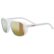 Gafas de sol para niños Uvex Cosmic blanco/rojo WHITE MATT / MIR. RED