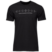 Camiseta de hombre Black Diamond M Bd Icon Full Moon Ss Tee