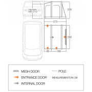 Carpa de autocaravana/furgoneta Vango Faros II Air Low 2022