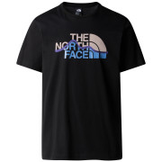 Camiseta de hombre The North Face M S/S Mountain Line Tee negro Tnf Black