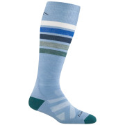Medias de mujer Darn Tough Snowburst Otc Midweight With Cushion azul claro bluebird