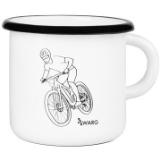Taza Warg Cup Cyclist blanco white