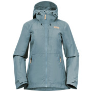 Chaqueta de mujer Bergans Nordmarka Leaf Light Wind Jacket Women azul Smoke Blue