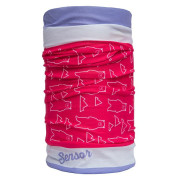 Cuello multiuso para niños Sensor Tube Bears rosa Pink