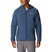 Chaqueta de hombre Columbia Tall Heights Hooded Softshell azul oscuro Dark Mountain