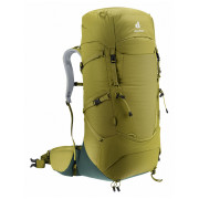 Mochila de senderismo Deuter Aircontact Core 50+10 amarillo/verde cactus-ivy