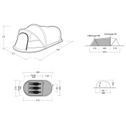 Tienda de campaña de senderismo Outwell Nexion 3 Ocean