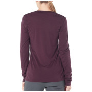 Camiseta de mujer Icebreaker Women`s Tech Lite LS Low Crewe