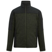 Sudadera de hombre Regatta Highton Full Zip Midlayer verde oscuro DarkKhak/Blk