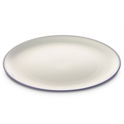 Plato Omada SANALIVING Dinner Plate 24xh2cm blanco/voileta ViolaCon