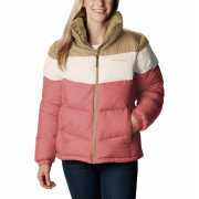 Chaqueta de mujer Columbia Puffect™ Color Blocked Jkt rosa Dark Coral, Peach Blossom, Beach