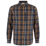 Camisa de hombre Fjällräven Fjällglim Regular Shirt M marrón Wood Brown-Black Oak