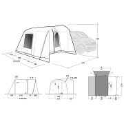 Tienda de campaña para coche Outwell Talladega Air