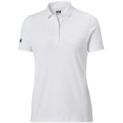 Camiseta de mujer Helly Hansen W Crew Tech Polo blanco 001 White