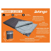 Saco de dormir tipo manta Vango Shangri-La Luxe XL
