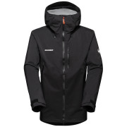 Chaqueta de hombre Mammut Kento HS Hooded Jacket Men negro/blanco Blackwhite