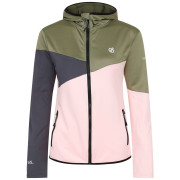 Sudadera funcional de mujer Dare 2b Convey III Core Stretch rosa/verde OlvGrn/CryRo