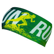 Banda para cabeza Bjež Active Run verde/azul fast