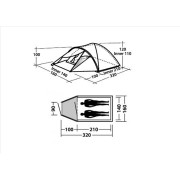 Tienda de campaña Easy Camp Phantom 200 model 2013