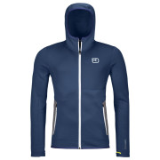 Sudadera de hombre Ortovox Fleece Hoody M azul deep ocean