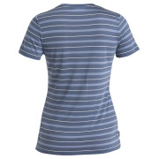 Camiseta de mujer Icebreaker Women Wave SS Tee Stripe