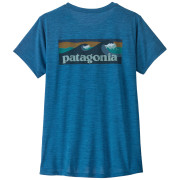 Camiseta de mujer Patagonia Women's Capilene Cool Daily Shirt - Boardshort Logo