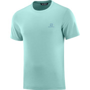 Camiseta de hombre Salomon Explore Blend Ss Tee M azul Meadowbrook