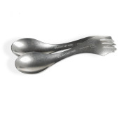 Cuchara-tenedor Light My Fire Swedish Spork 2-pack plata stainless