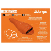 Saco de dormir para tres estaciones Vango Microlite 300