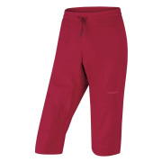 Pantalones de tres cuartos para mujer Husky Speedy L rojo magenta