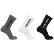 Calcetines Salomon Everyday Crew 3-Pack mix1 BLACK / WHITE / MED GREY MELANGE