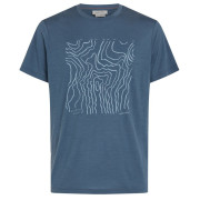 Camiseta funcional de hombre Icebreaker M 150 Tech Lite SS Tee Great Heights azul/gris Dawn