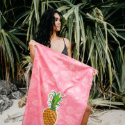 Toalla de secado rápido Towee Ananas 80x160 cm