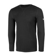 Camiseta de hombre Zulu Merino 160 Long negro Black