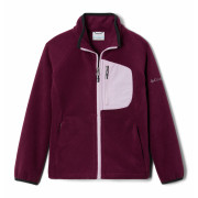 Sudadera para niños Columbia Fast Trek™ III Fleece Full Zip negro/violeta Marionberry, Aura