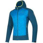 Chaqueta de hombre La Sportiva Kap Hybrid Hoody M azul Electric Blue/Storm Blue