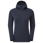 Sudadera funcional de mujer Montane Fury Hoodie azul oscuro ECLIPSE BLUE